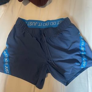 blue nike shorts